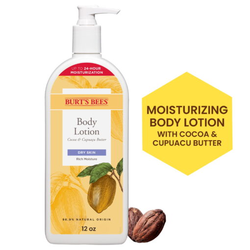 Burt-s-Bees-Butter-Body-Lotion-for-Dry-Skin-with-Cocoa-and-Cupuau-12-oz_79509da5-ba86-4519-adc3-018aa200d793.cc65895d79e4ff4935efc756567ef653.jpeg Burt's Bees Butter Body Lotion for Dry Skin with Cocoa and Cupuau, 12 oz