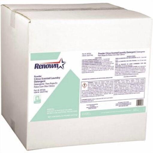 Renown Powder Citrus Scented Laundry Detergent, 50 lbs- 326211782